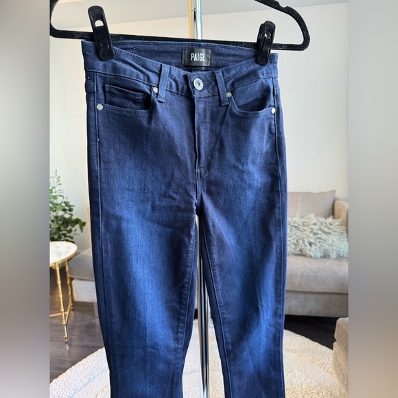 Paige Hoxton Ankle Denim Blue Jeans Size 25 - Picture 4 of 9